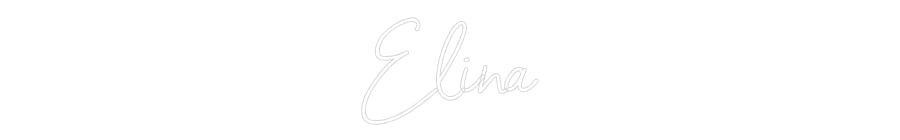 Custom Neon Sign Online Editor Elina