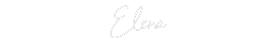 Custom Neon Sign Online Editor Elena