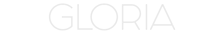 Custom Neon Sign Online Editor GLORIA