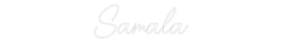 Custom Neon Sign Online Editor Samala