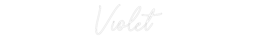 Custom Neon Sign Online Editor Violet