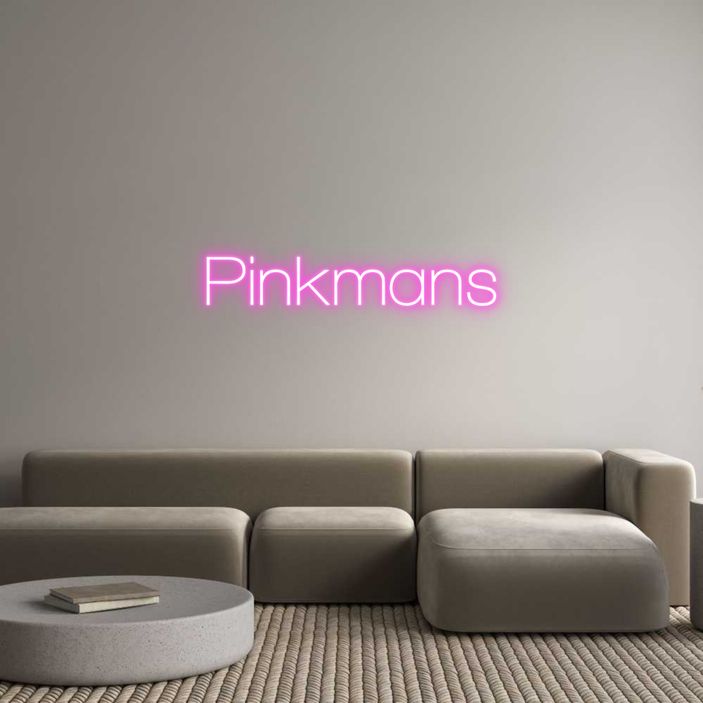 Custom Neon Sign Online Editor Pinkmans