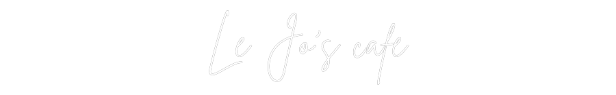 Custom Neon Sign Online Editor Le Jo’s café