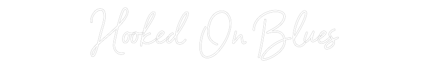 Custom Neon Sign Online Editor Hooked On Blu...