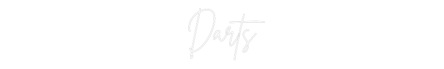 Custom Neon Sign Online Editor Darts