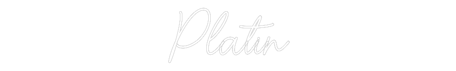 Custom Neon Sign Online Editor Platin