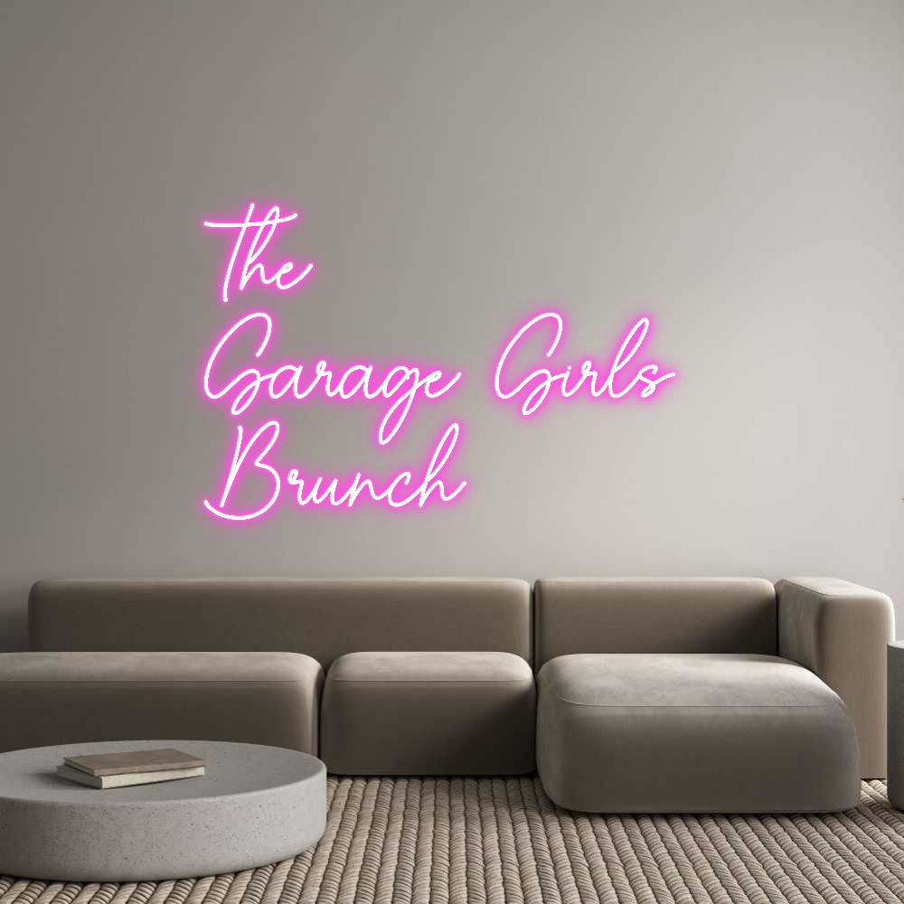 Custom Neon Sign Online Editor The 
Garage ...