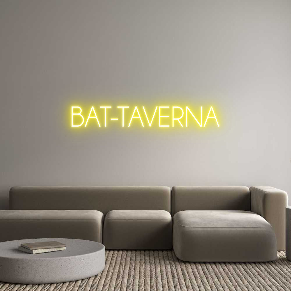Custom Neon Sign Online Editor BAT-TAVERNA