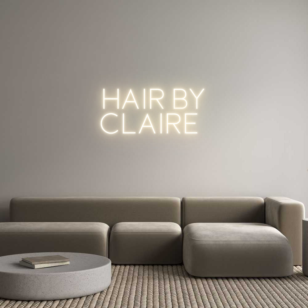 Custom Neon Sign Online Editor Hair by
Clai...