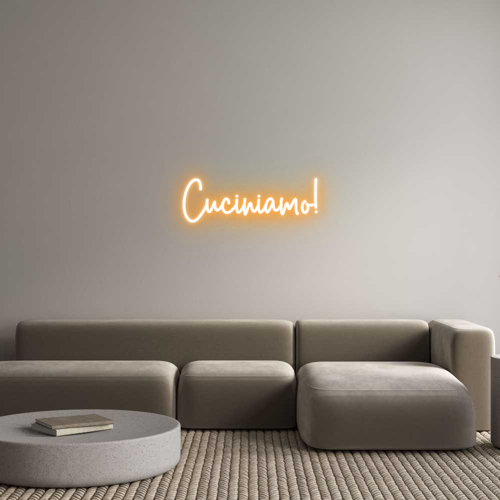 Custom Neon Sign Online Editor Cuciniamo!