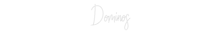 Custom Neon Sign Online Editor Dominos