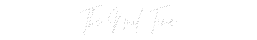 Custom Neon Sign Online Editor The Nail Time