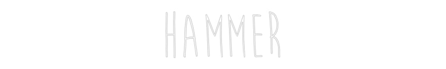 Custom Neon Sign Online Editor HAMMER