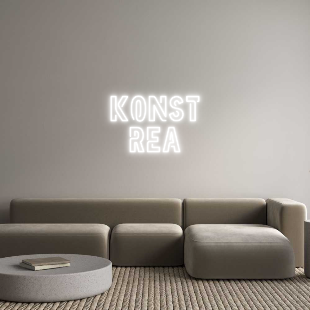 Custom Neon Sign Online Editor KONST
Rea