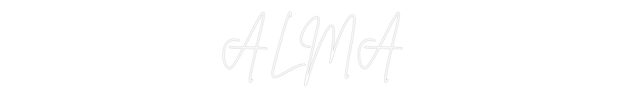 Custom Neon Sign Online Editor ALMA