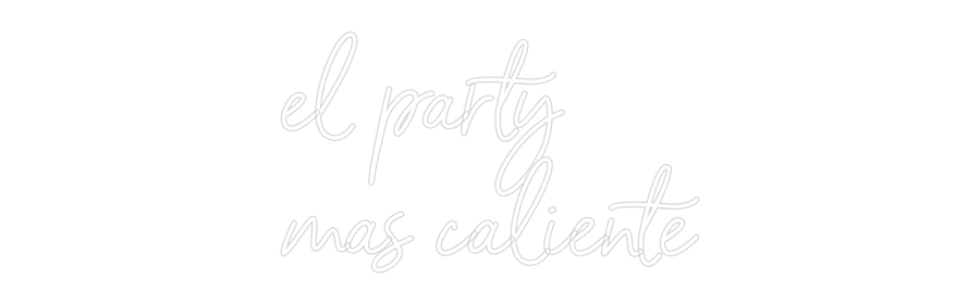 Custom Neon Sign Online Editor el party
màs...