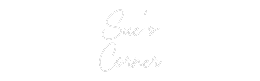 Custom Neon Sign Online Editor Sue’s
Corner