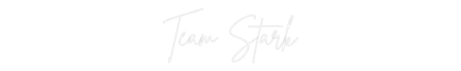 Custom Neon Sign Online Editor Team Stark