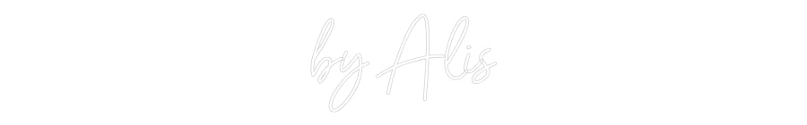 Custom Neon Sign Online Editor by Alis
