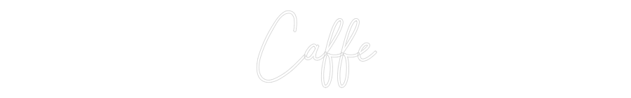 Custom Neon Sign Online Editor Caffè
