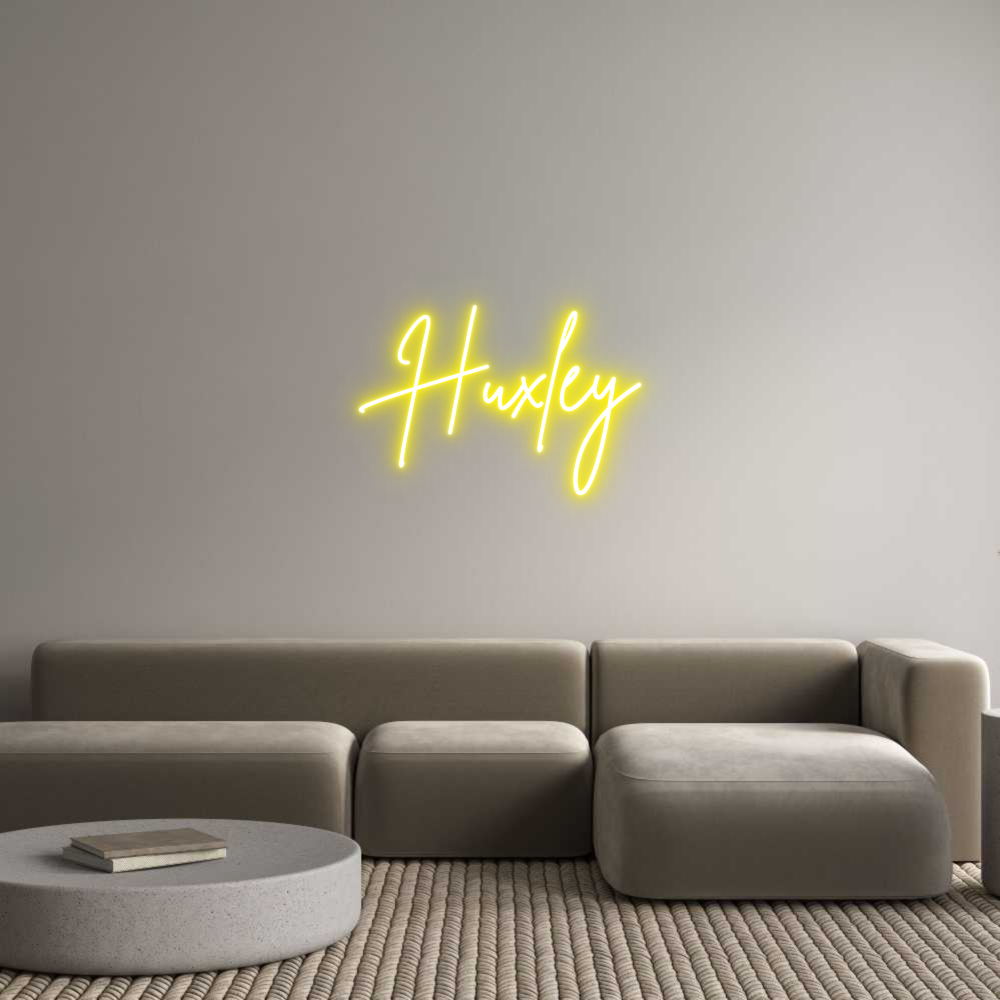 Custom Neon Sign Online Editor Huxley