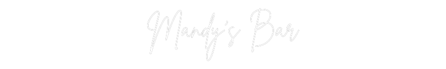 Custom Neon Sign Online Editor Mandy’s Bar