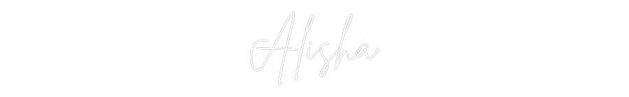 Custom Neon Sign Online Editor Alisha