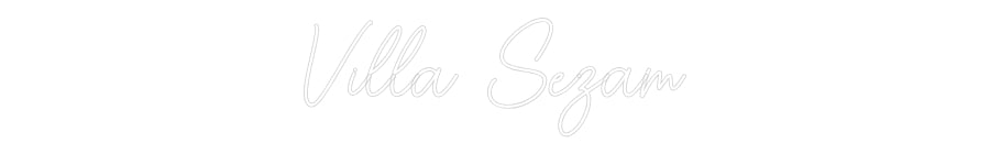 Custom Neon Sign Online Editor Villa Sézam