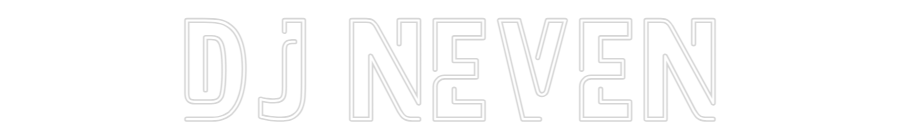 Custom Neon Sign Online Editor DJ NEVEN