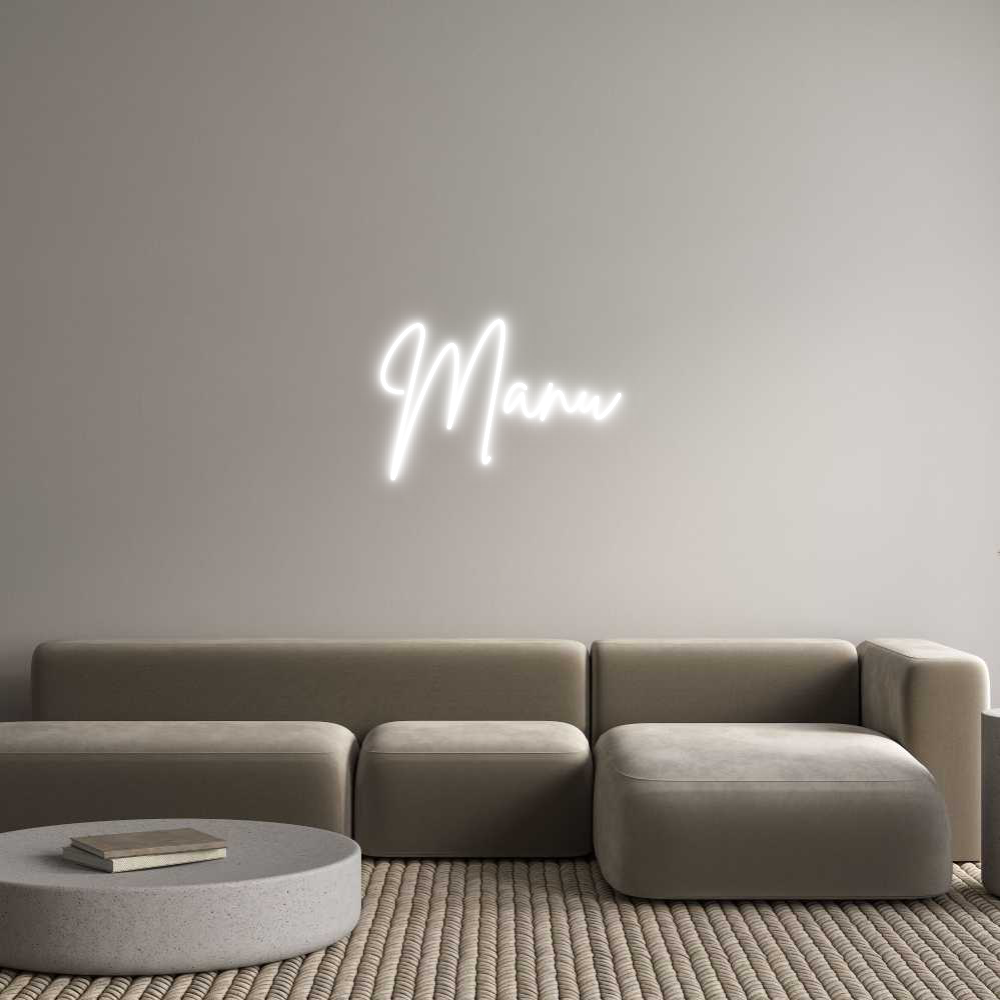 Custom Neon Sign Online Editor Manu