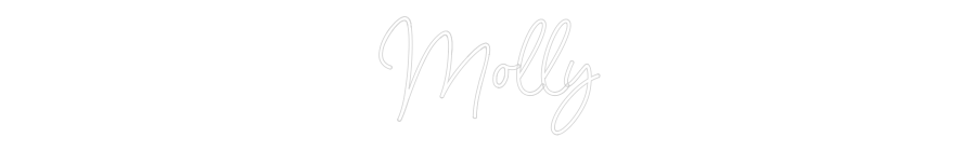 Custom Neon Sign Online Editor Molly