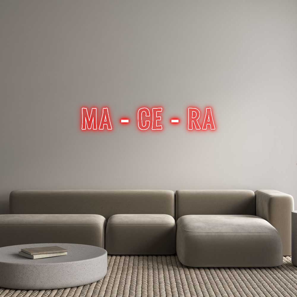 Custom Neon Sign Online Editor MA - CE - RA