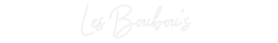 Custom Neon Sign Online Editor Les Boubou's