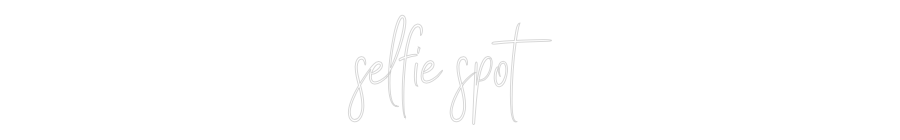 Custom Neon Sign Online Editor selfie spot