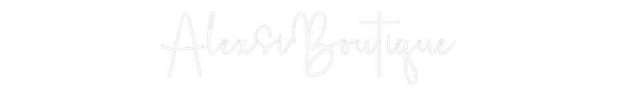 Custom Neon Sign Online Editor AlexsiBoutique