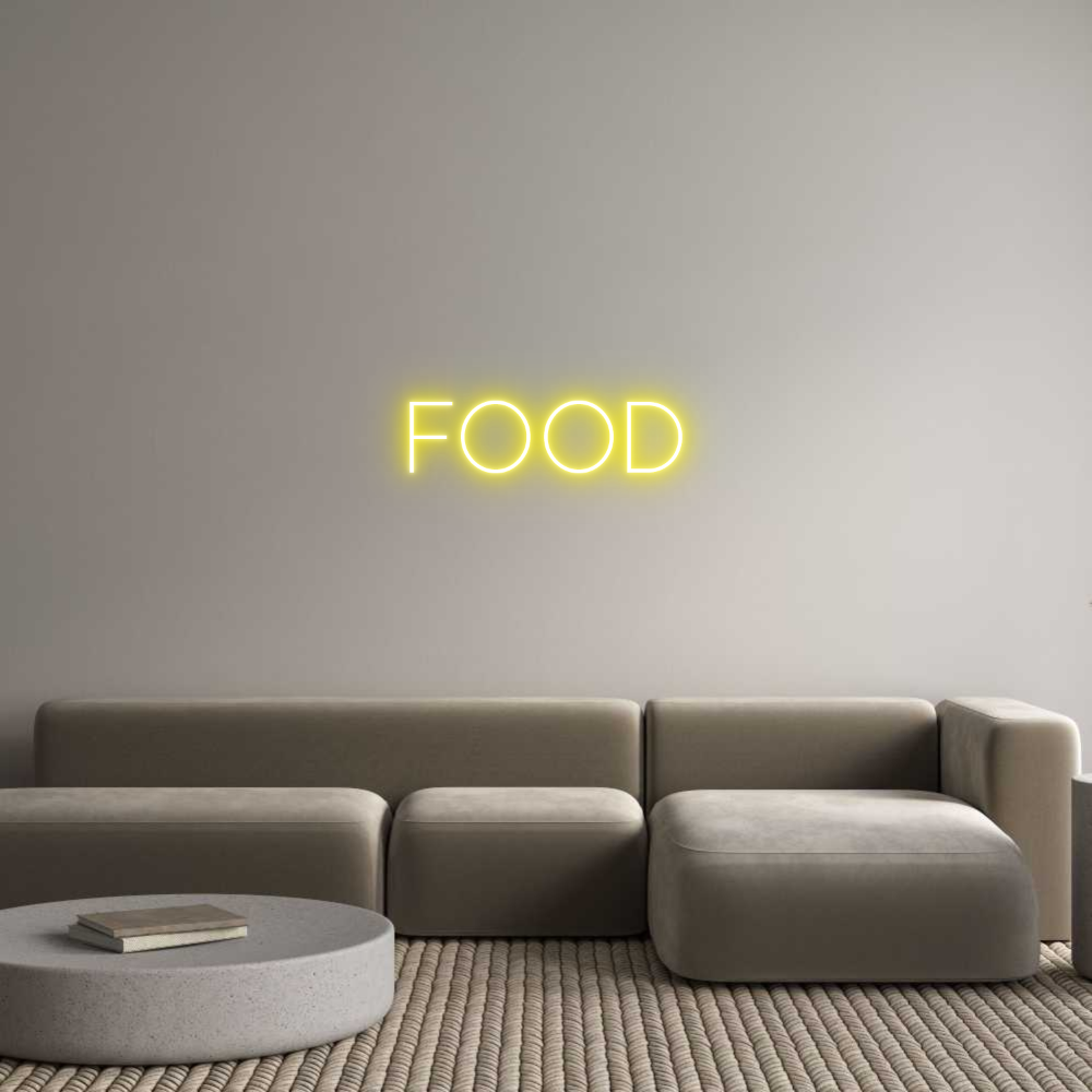 Custom Neon Sign Online Editor food