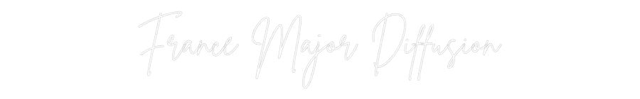 Custom Neon Sign Online Editor France Major ...