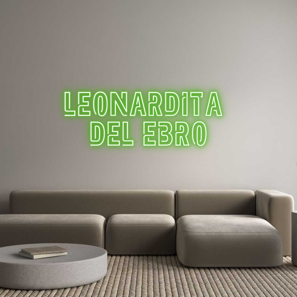 Custom Neon Sign Online Editor LEONARDITA 
...