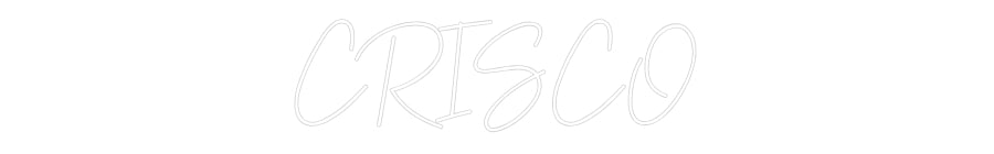 Custom Neon Sign Online Editor CRISCO