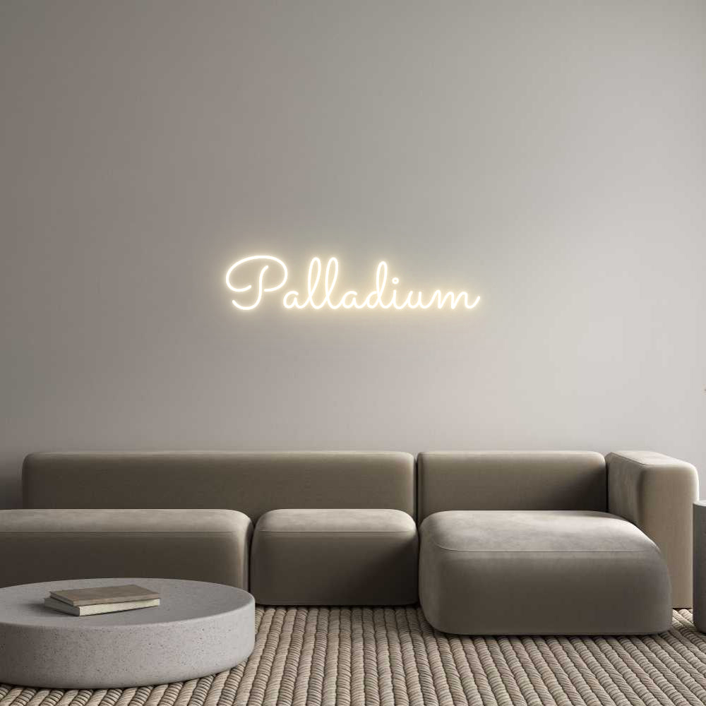 Custom Neon Sign Online Editor Palladium