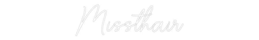 Custom Neon Sign Online Editor Missthair