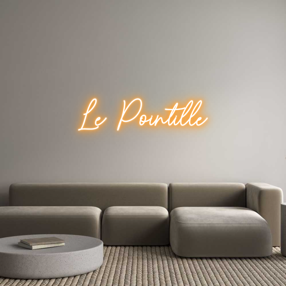 Custom Neon Sign Online Editor Le Pointillé