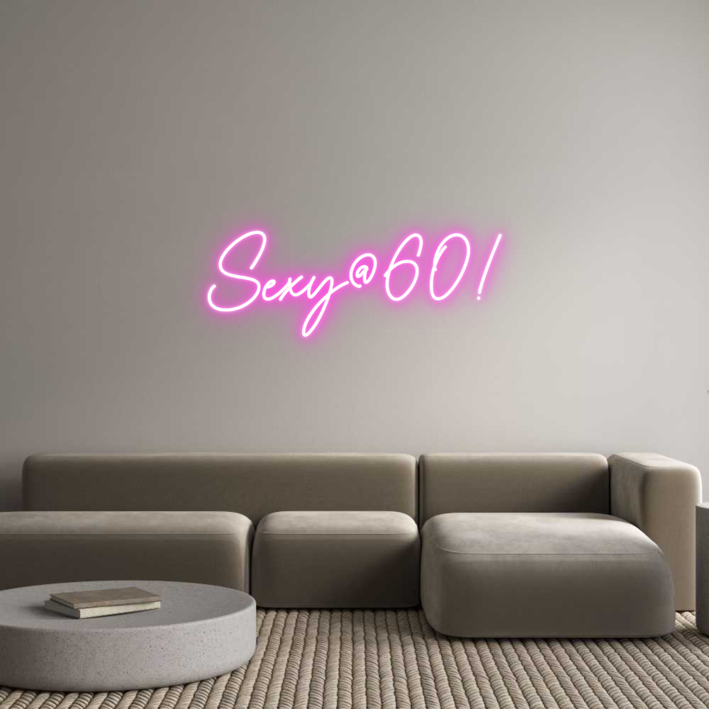 Custom Neon Sign Online Editor Sexy@60!