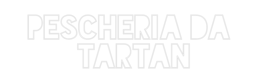 Custom Neon Sign Online Editor PESCHERIA DA ...