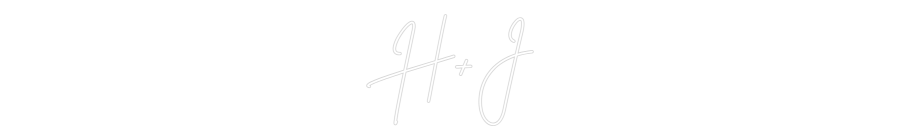 Custom Neon Sign Online Editor H+J