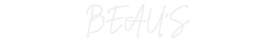 Custom Neon Sign Online Editor BEAU’S