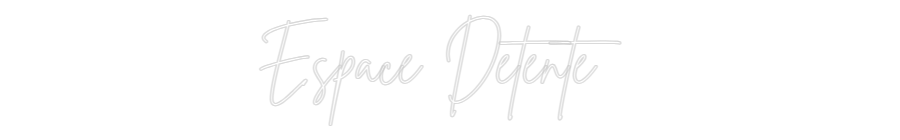 Custom Neon Sign Online Editor Espace Détente