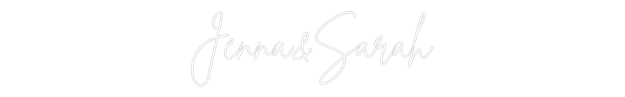 Custom Neon Sign Online Editor Jenna&Sarah