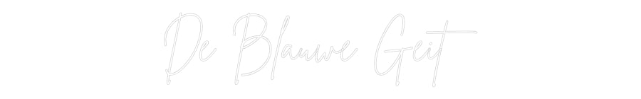 Custom Neon Sign Online Editor De Blauwe Geit