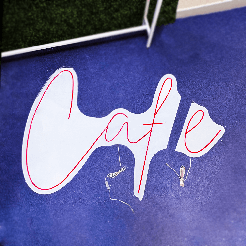 Insegna al neon LED Cafe RS